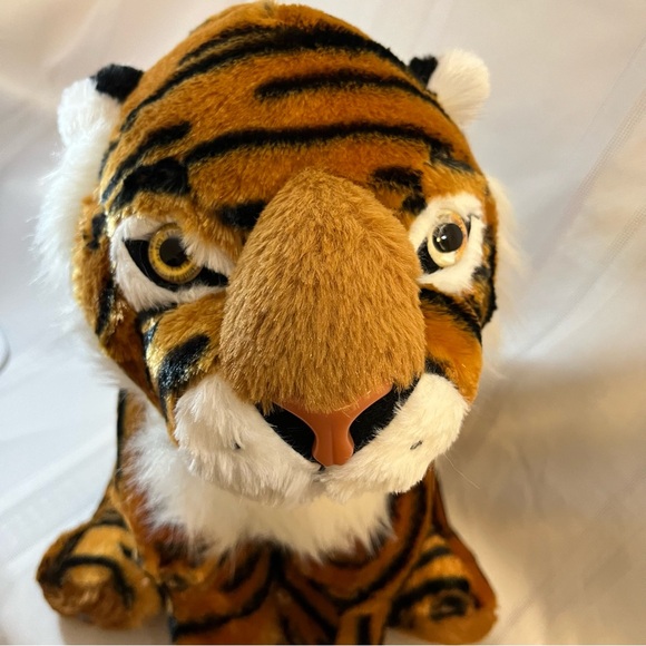 Animal Planet Plush Kids 14 inch Sitting Tiger Stuffed Animal - Picture 11 of 14